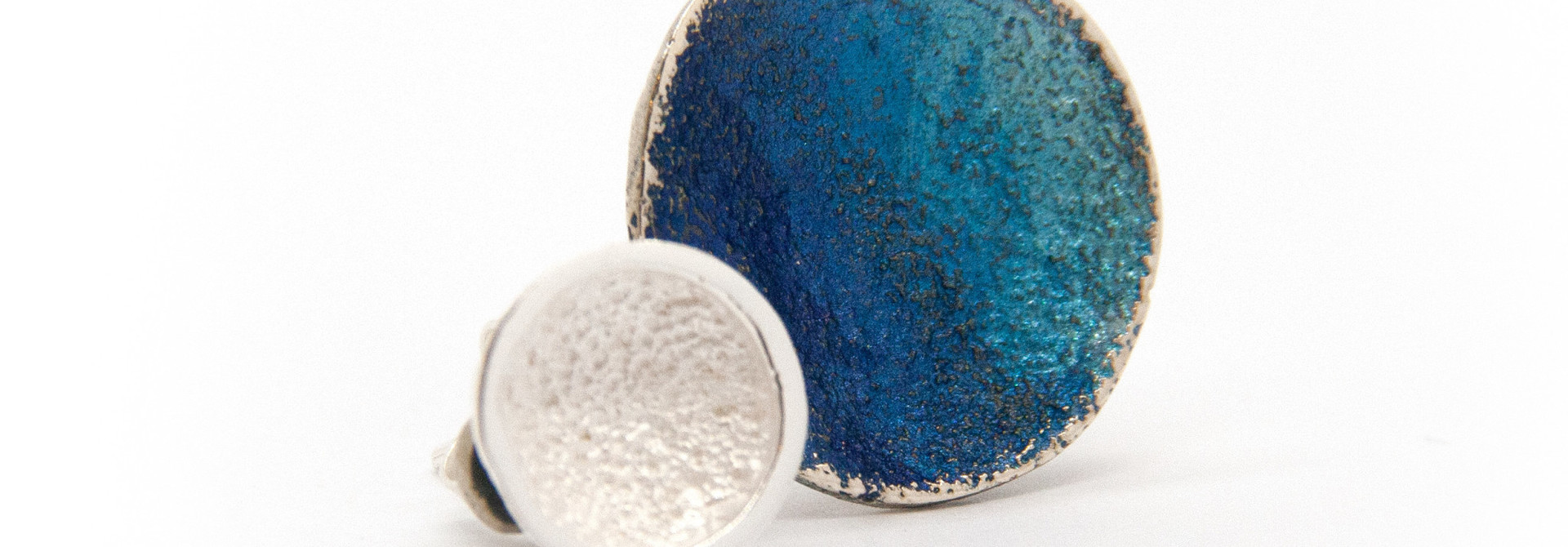 Singular blue Duplex Oorbellen