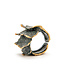 Arior Barcelona Atlas GoldenBlack Ring