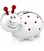 Zilverstad Money box ladybird - Silver-plated - Free engraving