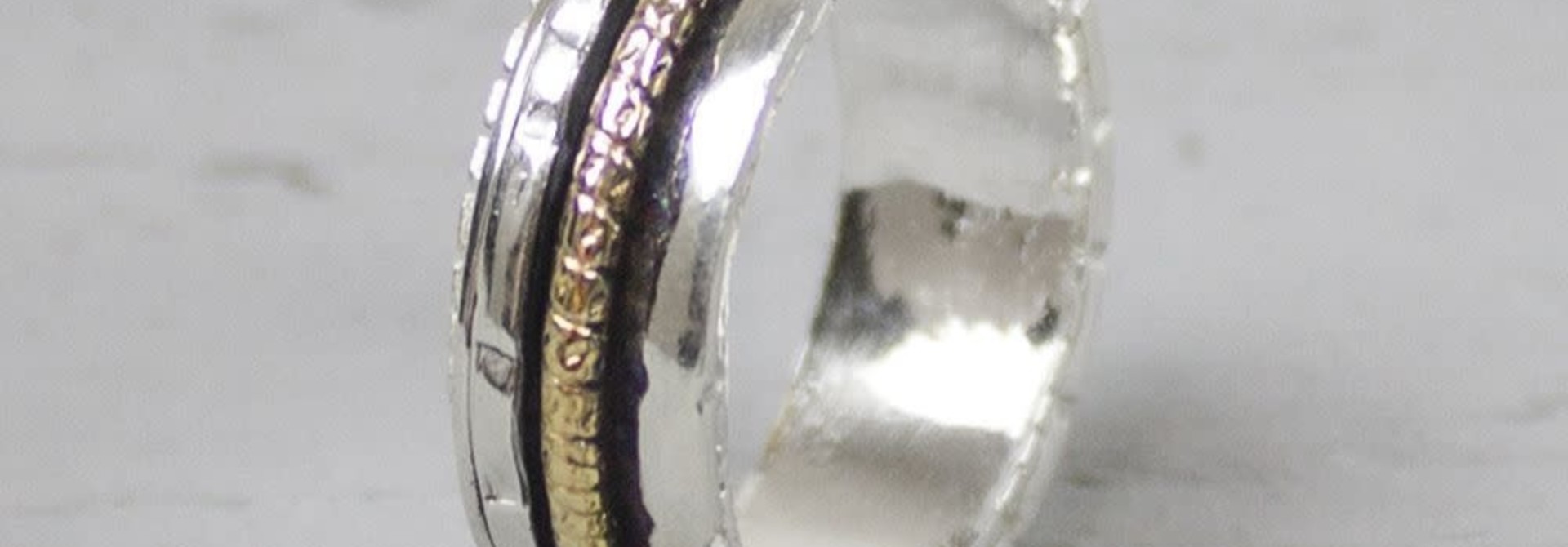 Ring Silver + Gold Filled 18483