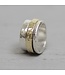 Jeh Jewels Ring zilver + Goldfilled 19967