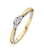 Excellent Jewelry Excellent jewelry Ring bicolor briljant RG216805