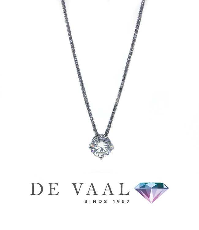 Bloch & Co Witgouden Collier Model N