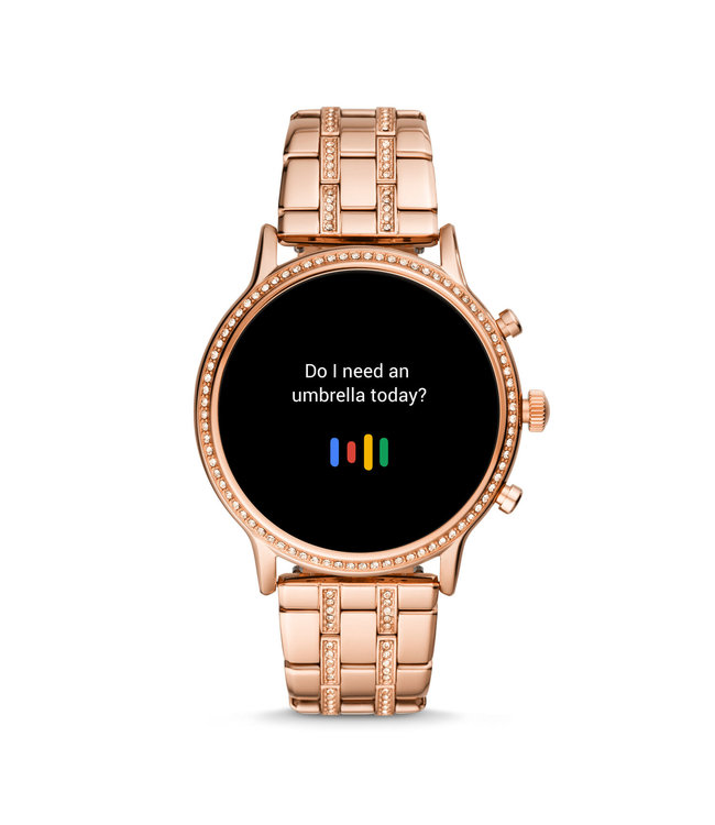 Fossil Gen 5 Smartwatch - Julianna Hr Rose Gold-Tone Stainless Steel - Juwelier de Vaal -Bergambacht