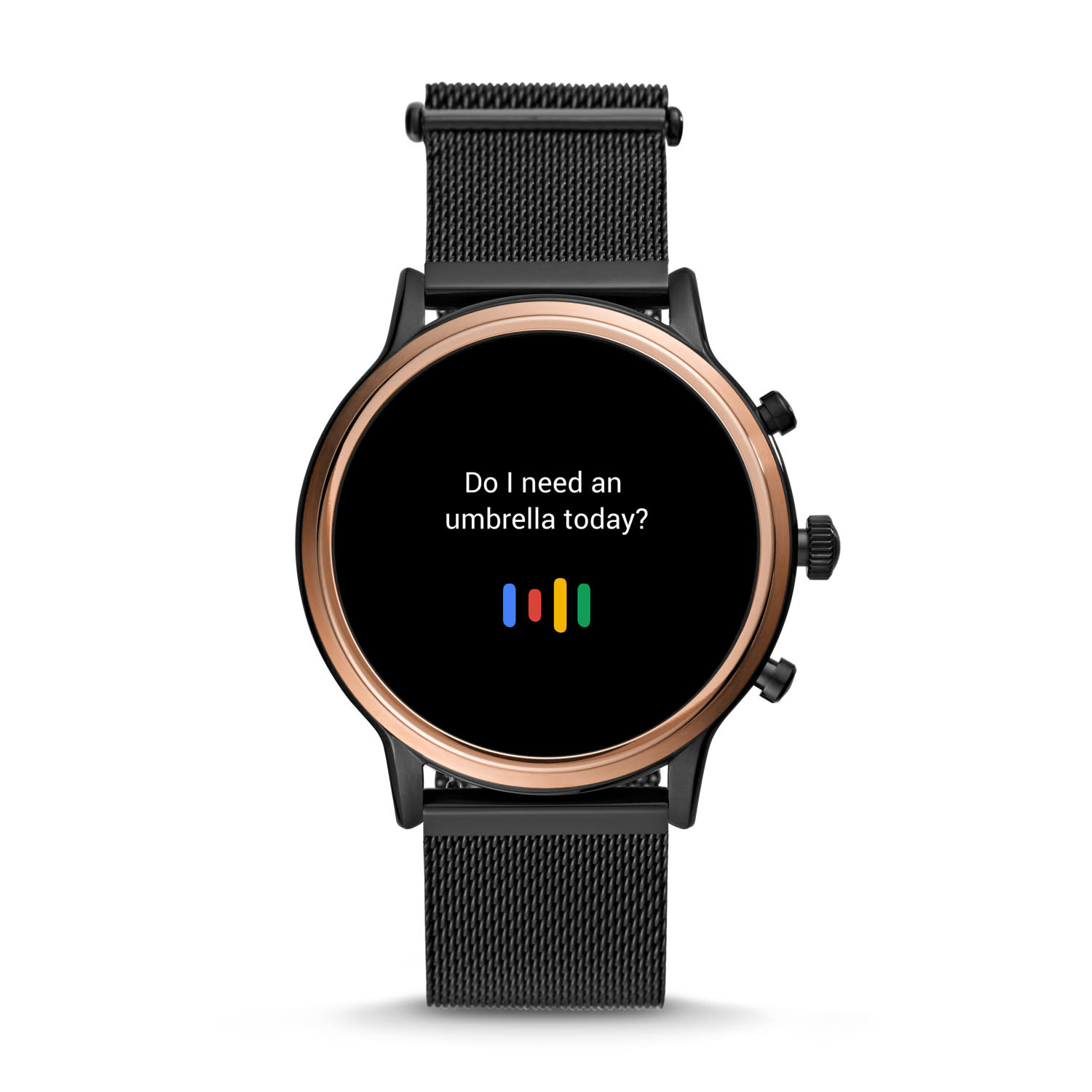 Fossil Gen 5 Smartwatch - Julianna Hr Black Stainless Steel FTW6036 - Juwelier de Vaal -Bergambacht
