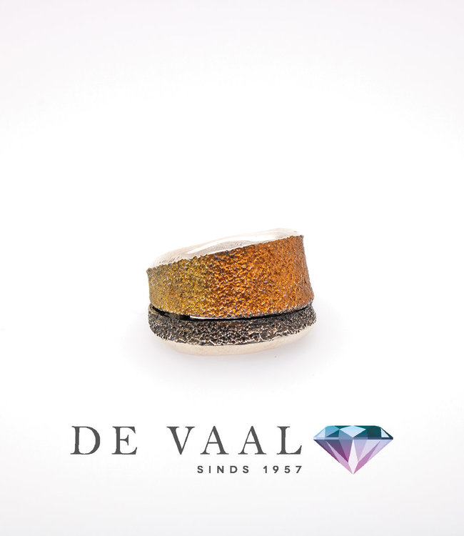 Arior Barcelona Brisa okerkleurige ring