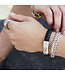 Buddha to Buddha Armband Ben Customized Set Zilver & Leder