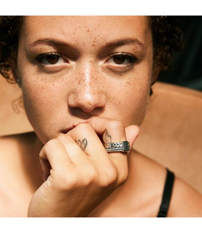 Buddha to Buddha Barbara Double Ring Silber