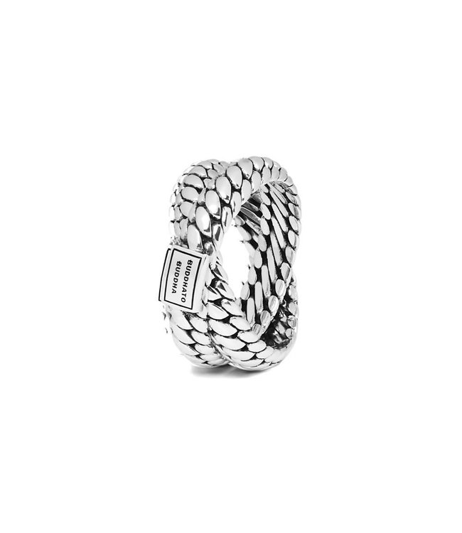 Buddha to Buddha Ben Double Ring Zilver