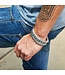 Buddha to Buddha Schakel big Armband Zilver