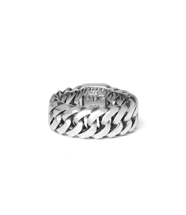 Buddha to Buddha Schakel Small Ring Zilver