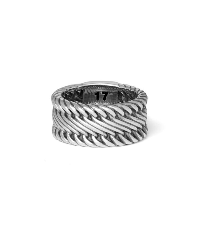 Buddha to Buddha Edwin Small Ring Zilver