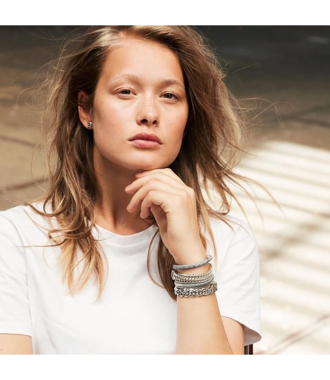 Buddha to Buddha Buddha to Buddha Nathalie XS Armband Zilver