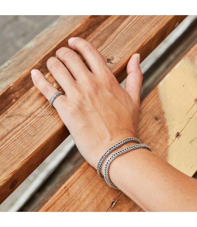 Buddha to Buddha Buddha to Buddha Nurul XS Armband Zilver