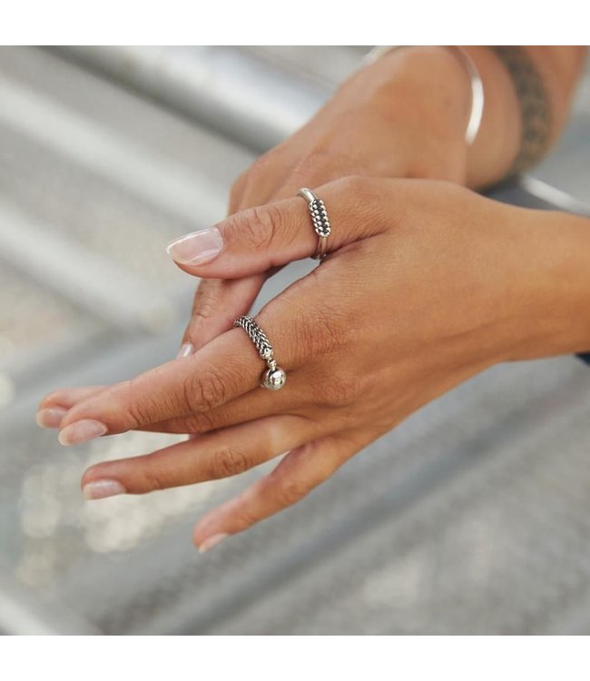 Buddha to Buddha Exklusives Refined Chain Ring aus 925er Sterlingsilber – Gratis Gravur