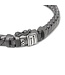 Armband Ben XS Black Rhodium Zilver