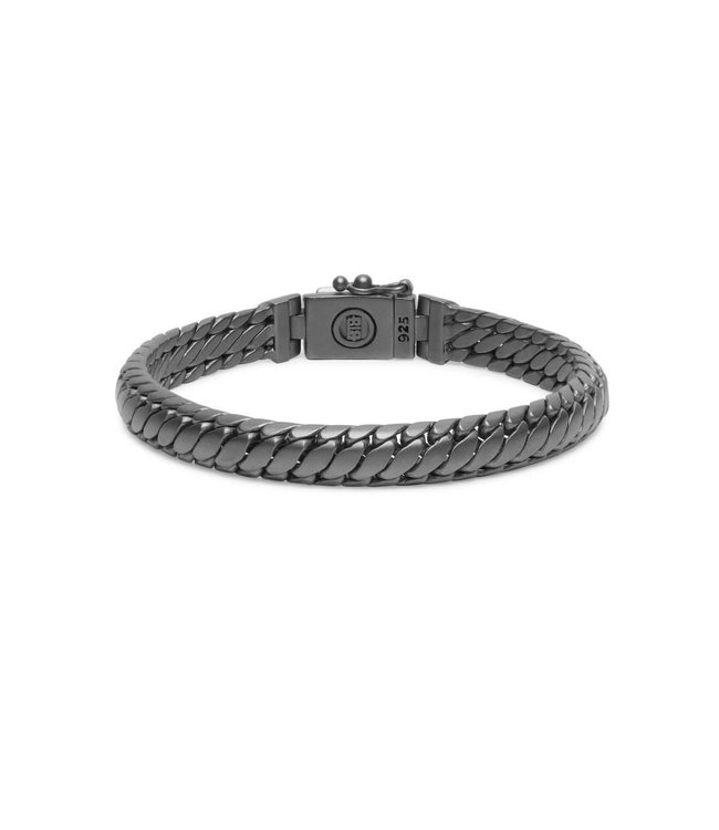 Armband Ben XS Black Rhodium Zilver