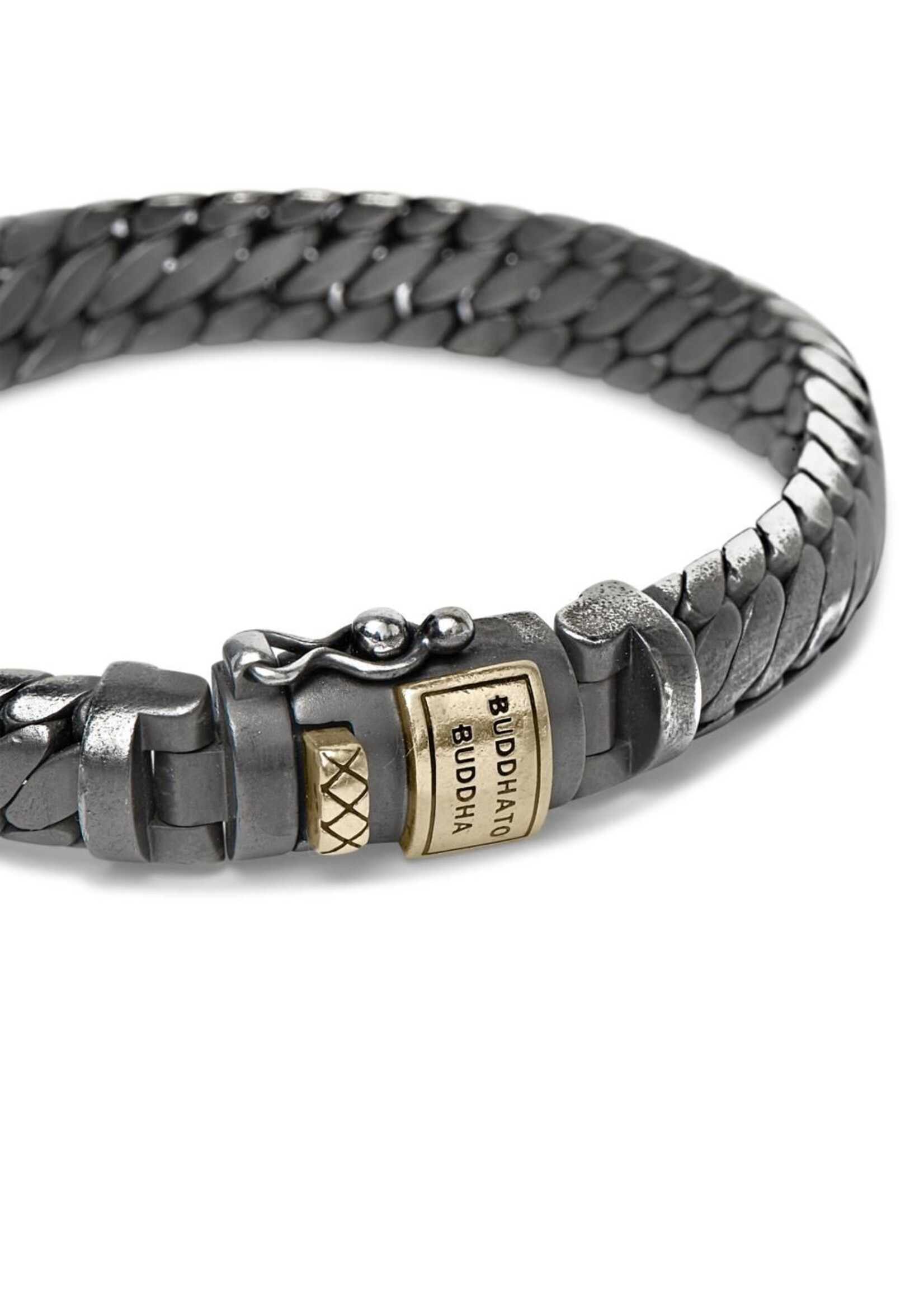 Buddha to Buddha Buddha to Buddha Ben XS Armband Schwarz Rhodium Gold