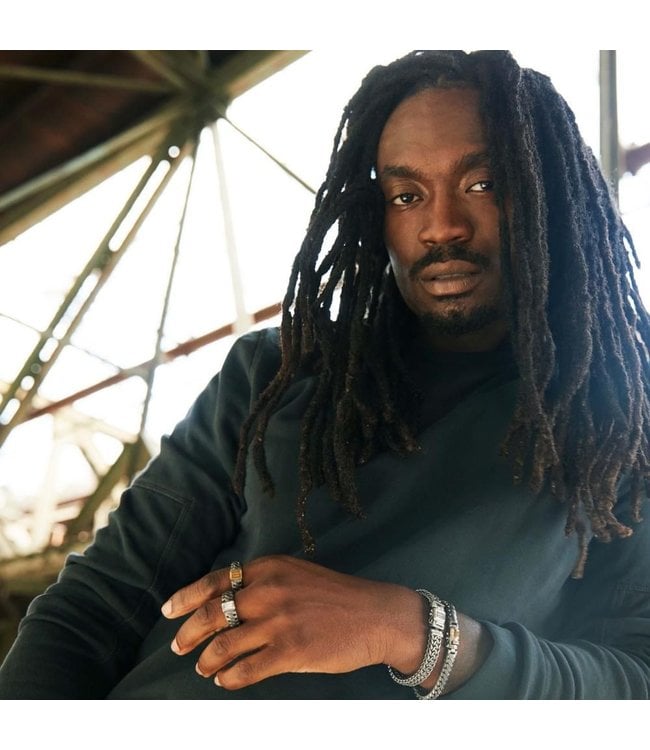 Buddha to Buddha Exclusive Ring Ben Small Black Rhodium Silver 925 Sterling Silver – Free Engraving