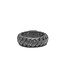 Ring Ben Small Zwart Rhodium Zilver