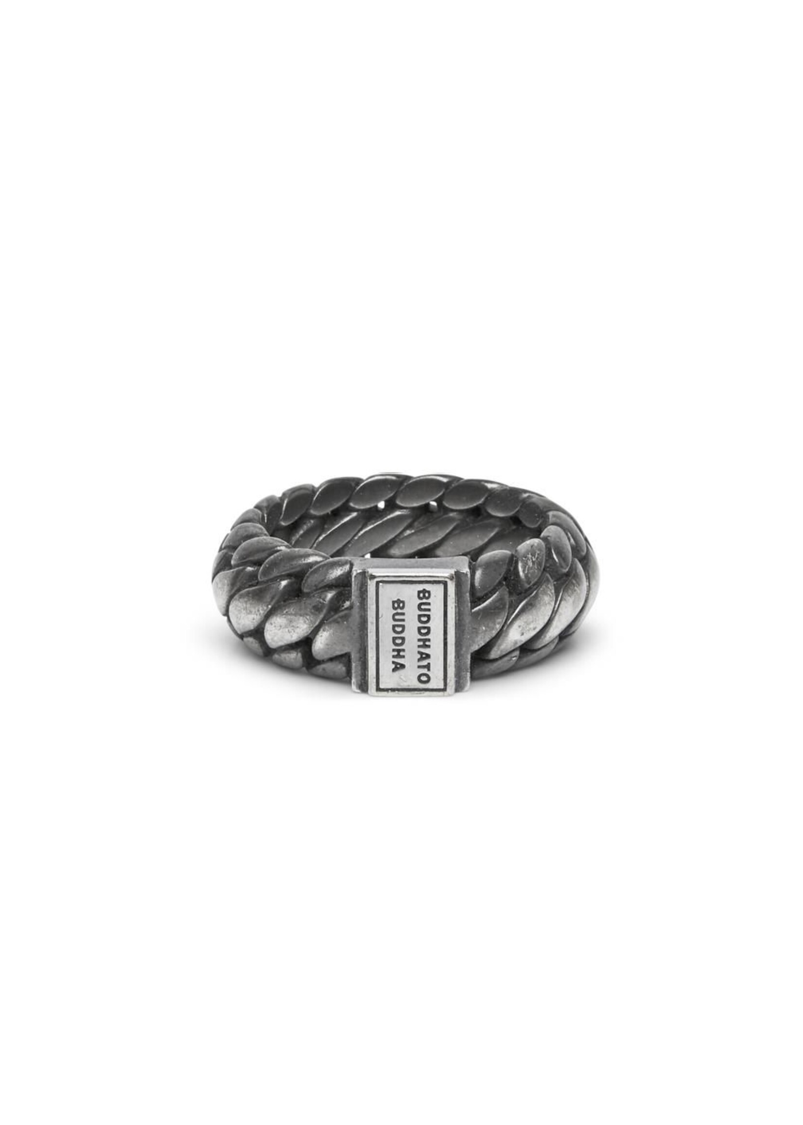 Buddha to Buddha Buddha to Buddha Ben Small Ring Black Rhodium Silver