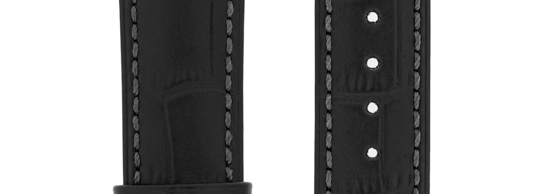 Horlogebandje Duke Alligator embossed Kalfsleer 13 mm