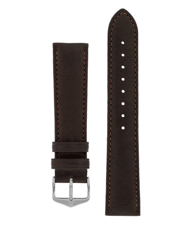 Hirsch Uhrenarmband Merino, Artisan Leather Nappaschapenleer 19 mm