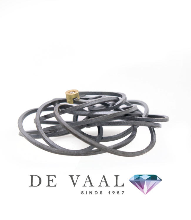 Arior Barcelona Caos silver & Gold 1 brilliants pendant