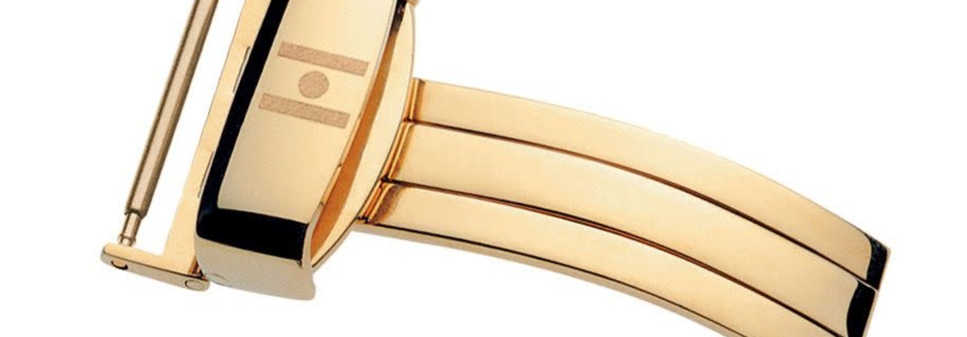 Hirsch Vouwgesp gouden coating
