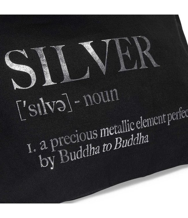 Buddha to Buddha Exclusive Luxe Canvas Tote Bag 925 Sterling Silver – Free Engraving