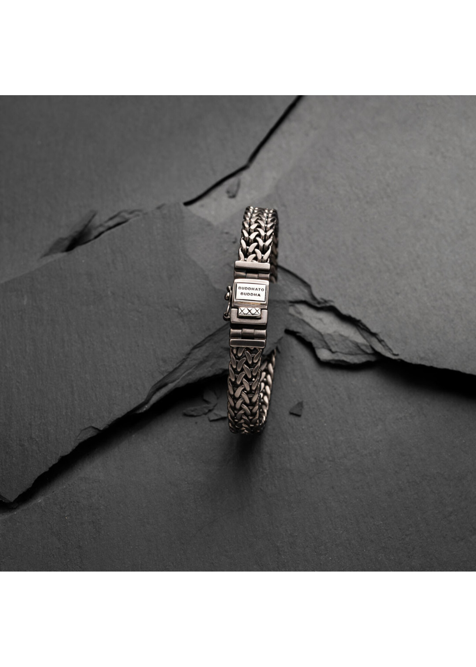 Buddha to Buddha Buddha to Buddha Ben XS Armband Schwarz Rhodium Gold