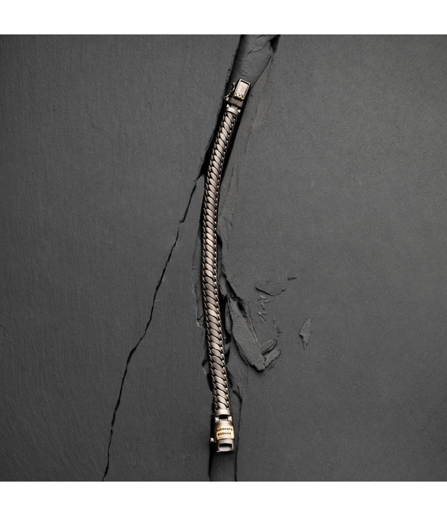 Armband Ben XS Black Rhodium Goud