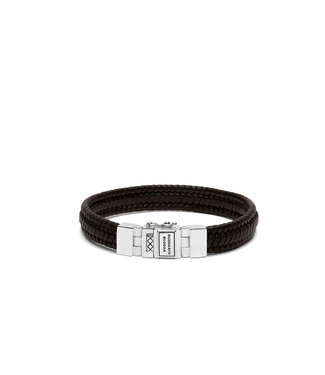 Buddha to Buddha Armband Edwin Small Leer Braun