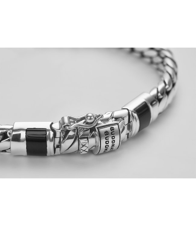 Buddha to Buddha Exklusives Armband Ben XS Steen Onyx aus 925er Sterlingsilber – Gratis Gravur