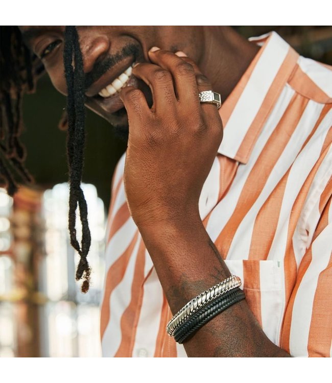 Buddha to Buddha Edwin Small Leather Black