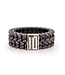 Ring Julius Zwart Rhodium Zilver