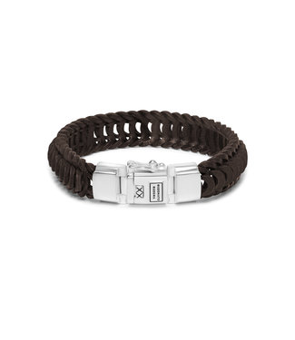 Buddha to Buddha Lars leather bracelet brown