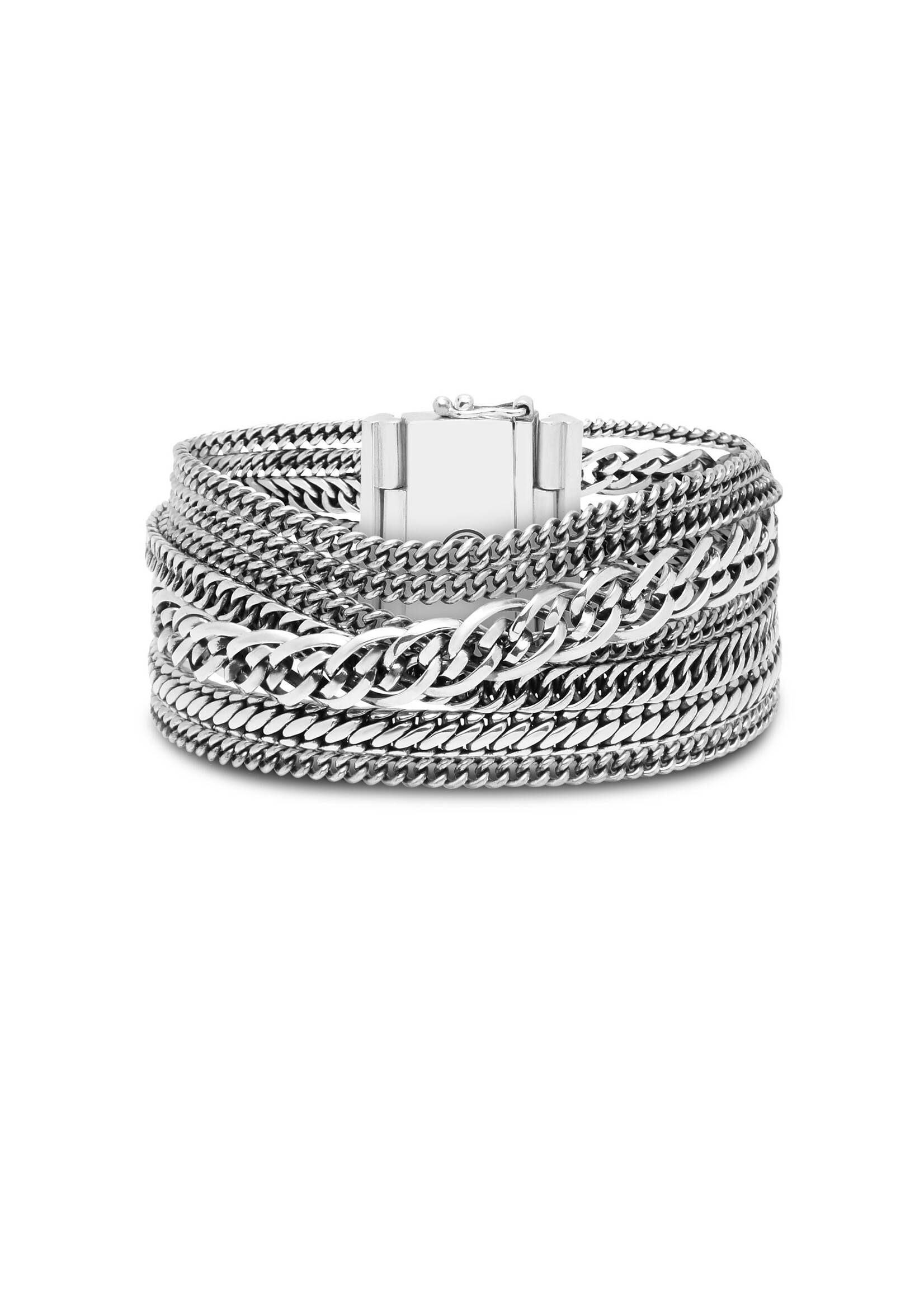 Buddha to Buddha Buddha to Buddha Multi Gliederkette Nathalie Armband Silber