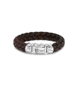Buddha to Buddha Mangky Leer Armband Bruin