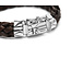 Buddha to Buddha Buddha to Buddha Mangky Leer Armband Bruin
