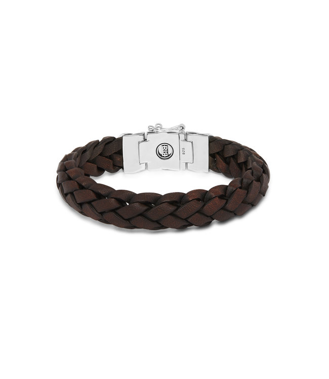 Buddha to Buddha Buddha to Buddha Mangky Leer Armband Bruin
