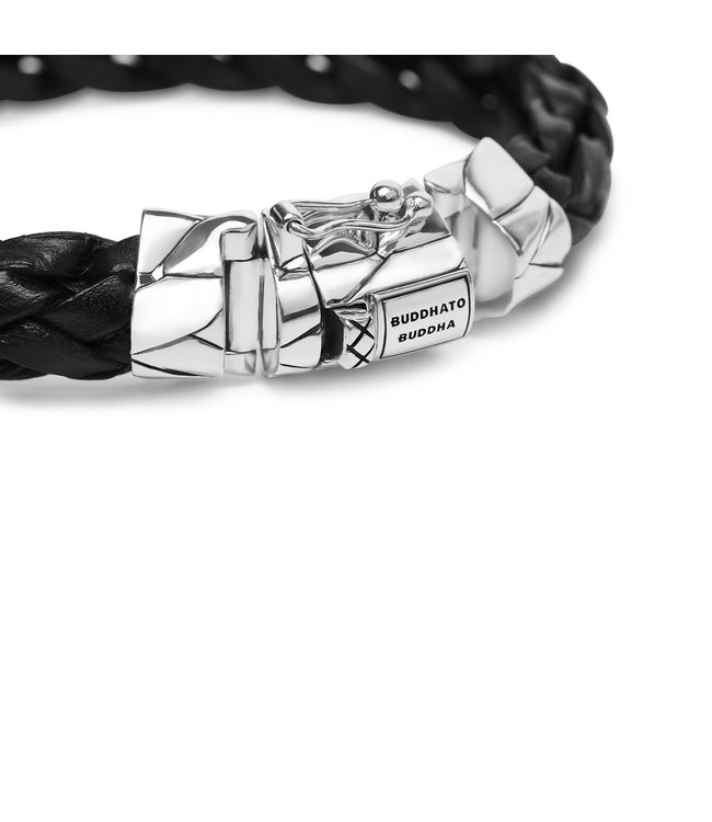 Buddha to Buddha Buddha to Buddha Mangky Leder Armband Schwarz
