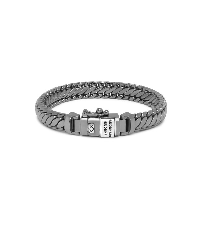 Buddha to Buddha Ben XS Armband Black Rhodium Shine Zilver