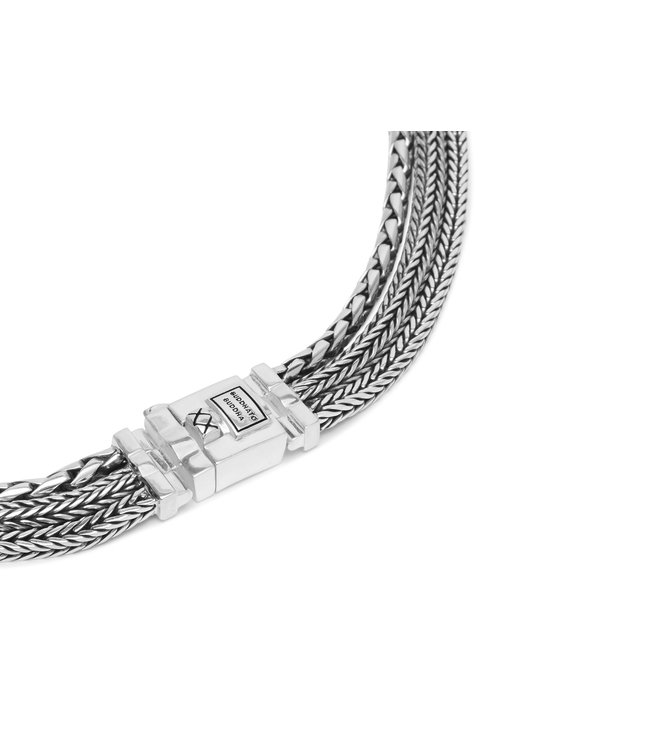 Buddha to Buddha Ketting Triple Mini Zilver