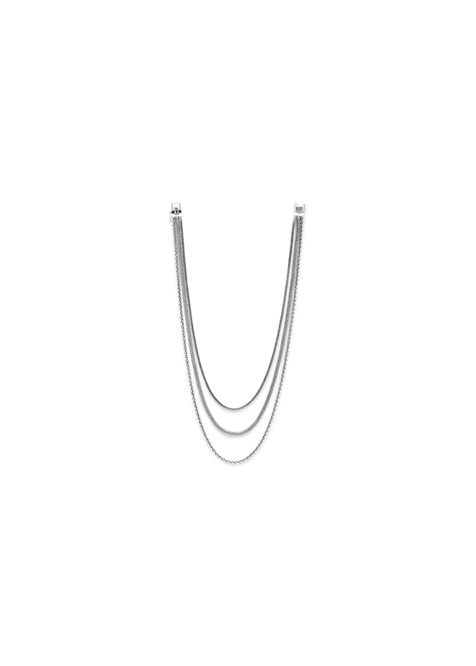 Buddha to Buddha Buddha to Buddha Ketting Triple Mini Zilver