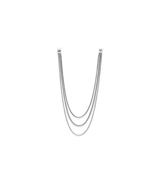 Triple Mini Ketting Zilver