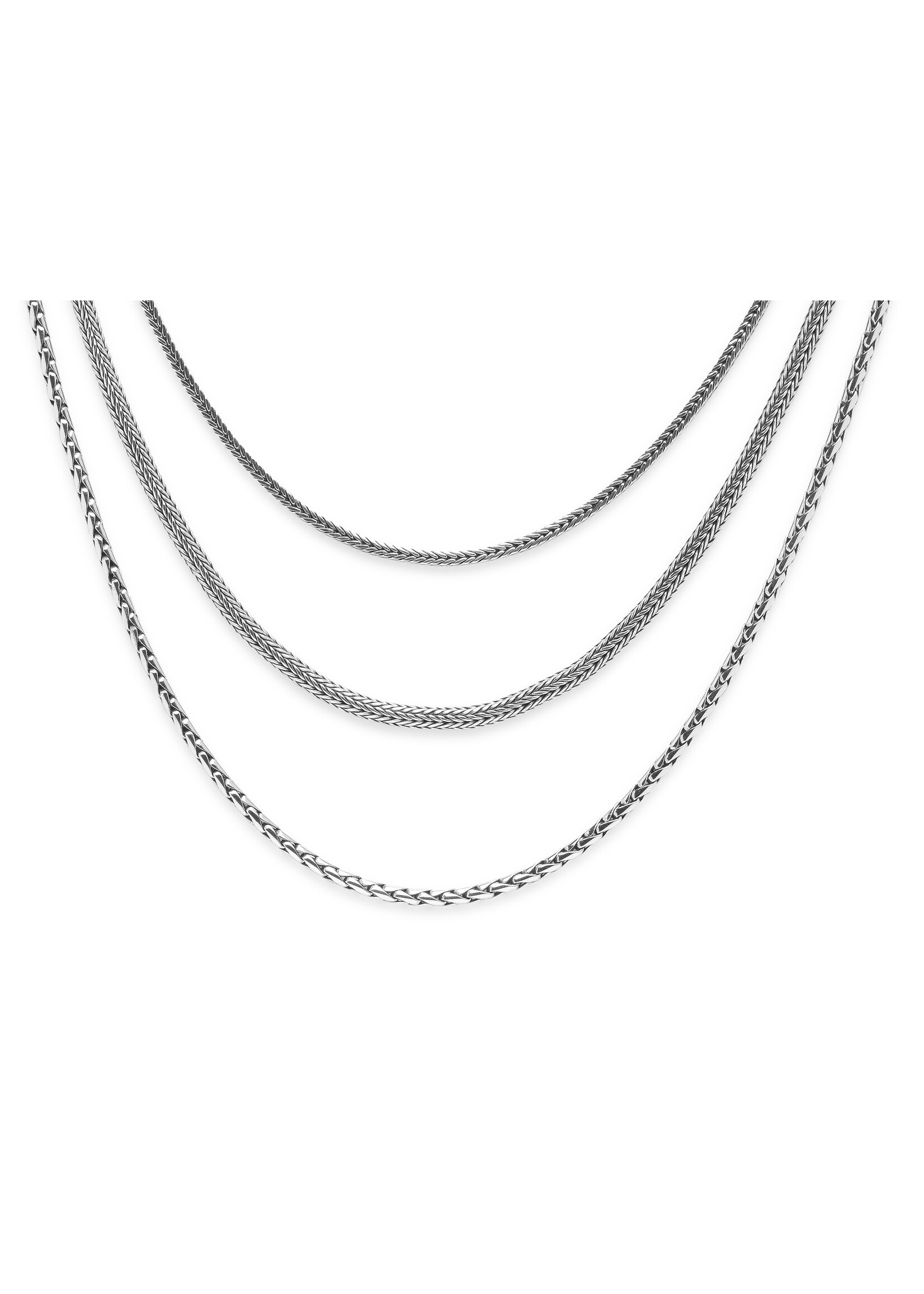 Buddha to Buddha Buddha to Buddha Ketting Triple Mini Zilver