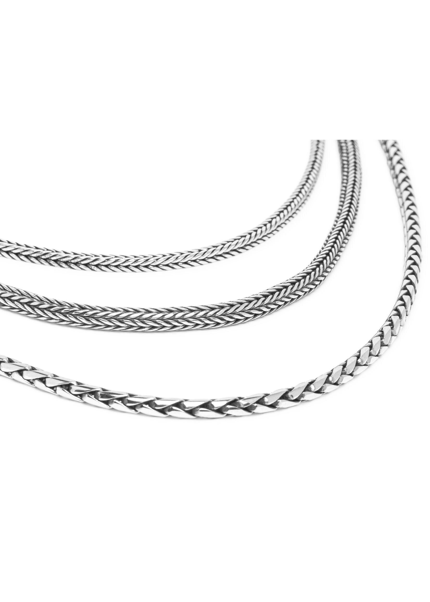Buddha to Buddha Buddha to Buddha Ketting Triple Mini Zilver