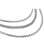 Buddha to Buddha Ketting Triple Mini Zilver