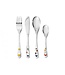 Zilverstad Children cutlery Miffy plays in colour - 4 pieces - stainless steel - Free engraving